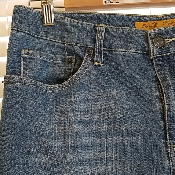 Seven Premium Denim Womens Flare Jeans - Picture 2 of 12